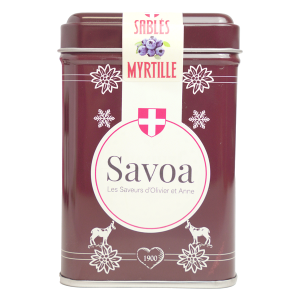 "Boîte rétro marron" - Fourrés à la myrtille