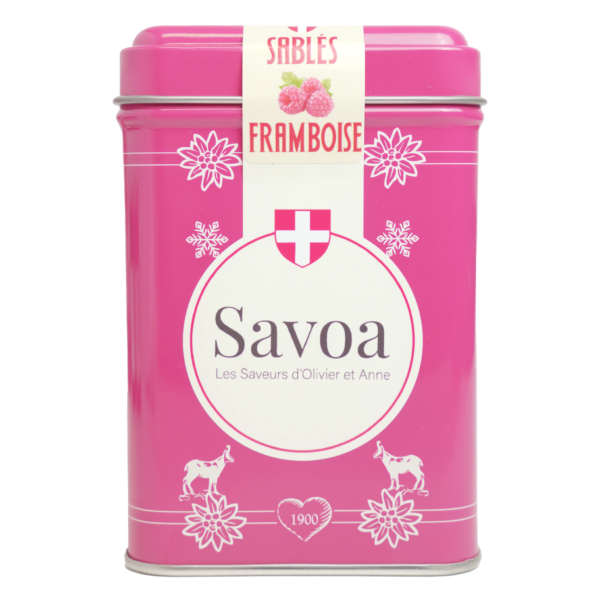 "Boîte rétro rose" - Fourrés à la framboise